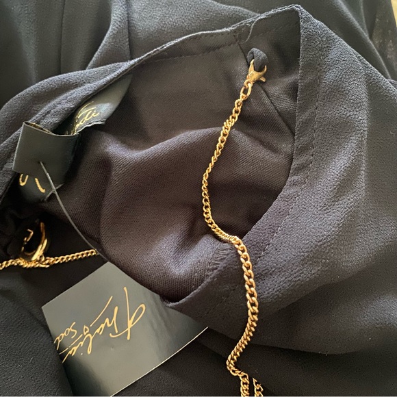 Thalia Sodi NWT Womens Size: Small With Detachable Necklace Shift Dress Black - Picture 9 of 10